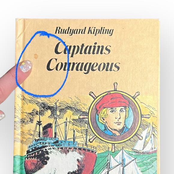 Captain's Courageous by Rudyard Kipling Vintage 1977 Hard Cover Graphic Novel - Picture 13 of 15